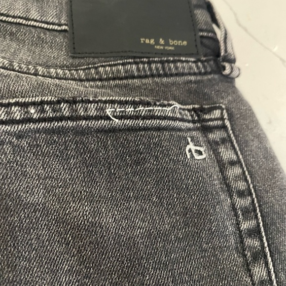 Rag & Bone New york Seraphina Dre Low Rise Slim Boyfriend Denim Jeans Raw Hem 26 - Picture 3 of 7
